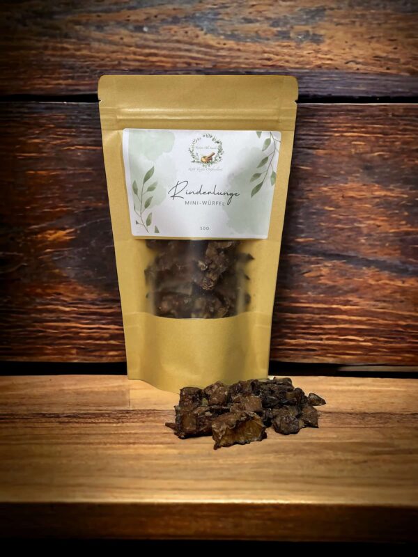 Rinderlunge Mini-Würfel 50g